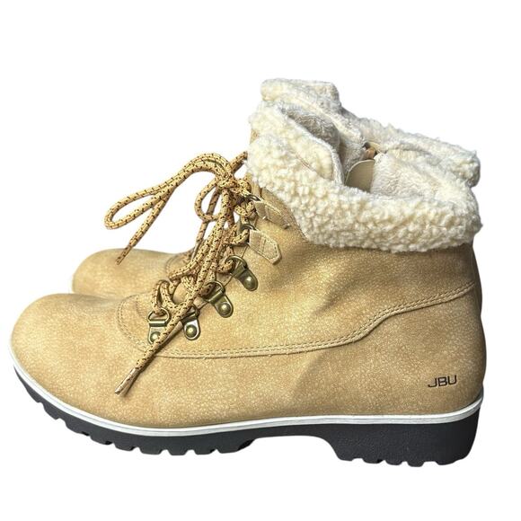 NEW JSport by Jambu Womens Size 8.5 M BLUESTONE Tan Hiker Ankle Boots Shoes - Picture 1 of 9